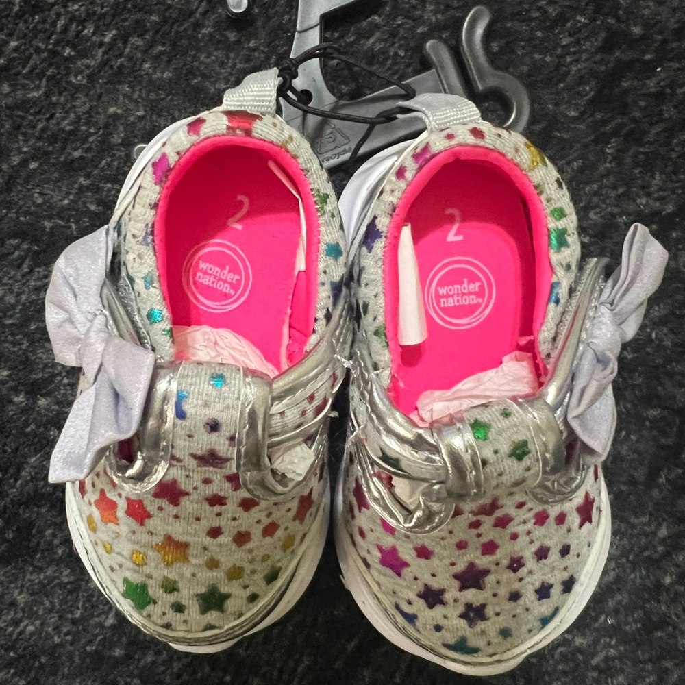Wonder Nation Mary Jane Bow Slip-on Sneaker - Picture 3 of 6